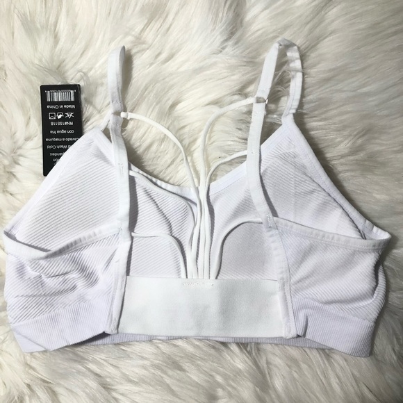 Plus Size Ribbed Cage Bras - Picture 3 of 6